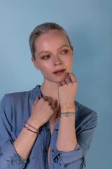 14k Gold Diamant Armband „Invictus“ - Forest