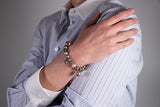 Armband mit Tahitiperlen, Diamant Pavé & Barockperlen - Dancing Rockstar Bracelet