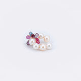 Offener Huggie Ohrschmuck mit Saphiren und Süßwasserperlen - Fantasy Ear Cuff