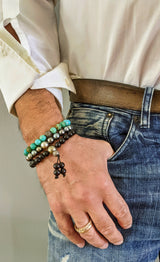 Nude Rockstar MEN Armband mit Signature Tahitiperlen