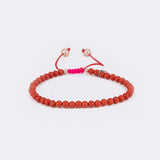 Natürliches Mittelmeer Korallen Armband - Sundown Bracelet