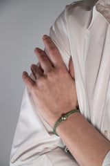 Luxus-Armband mit 16 Karat Smaragden & Tahitiperle – Emerald Pearl Bracelet