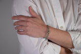 Luxus-Armband mit 16 Karat Smaragden & Tahitiperle – Emerald Pearl Bracelet