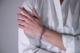 Tansanit-Armband mit Tahiti Perle - Purple Pearl Bracelet