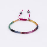 Farbenfrohes Edelstein-Armband - Rainbow Bracelet