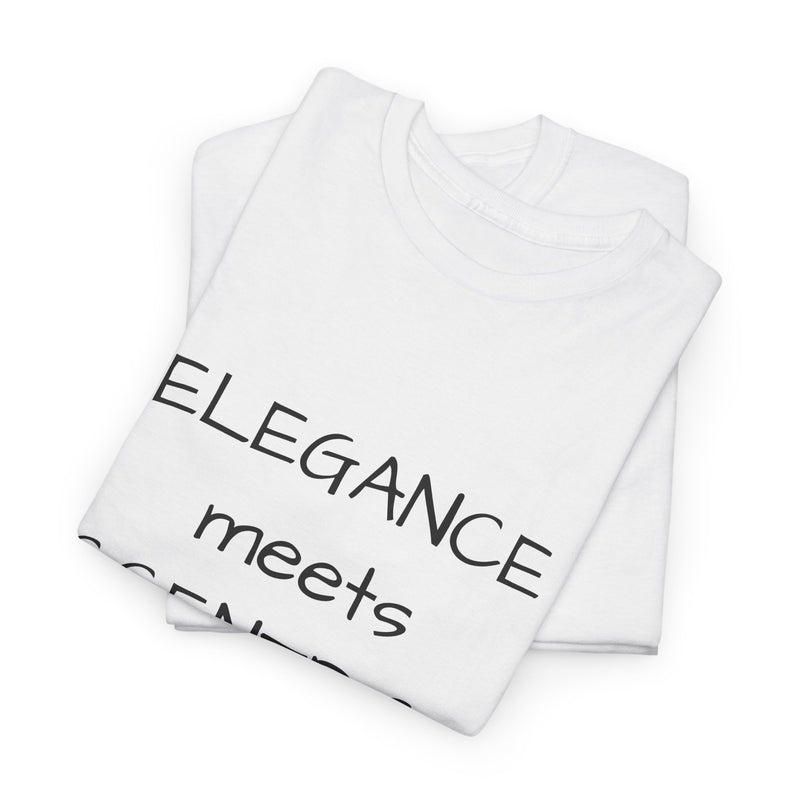 Cotton T-Shirt "Elegance Meets Eccentricity"