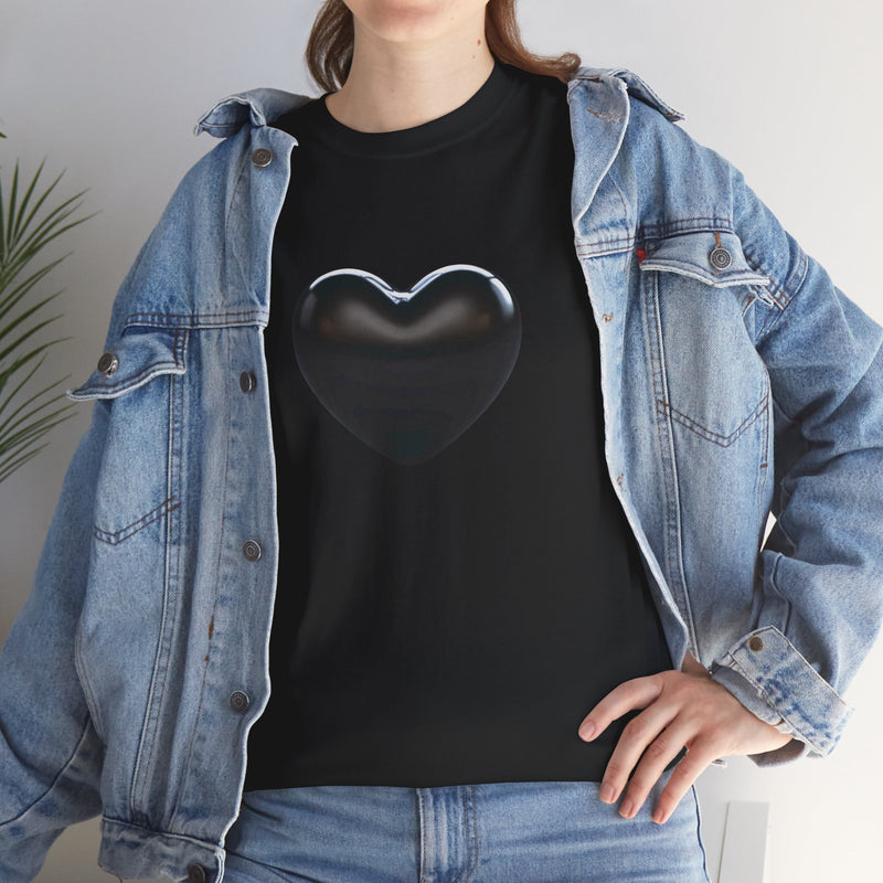 Cotton T-Shirt "Little Black Heart"