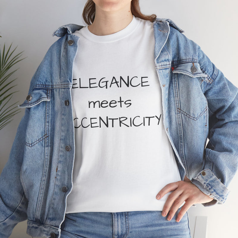 Cotton T-Shirt "Elegance Meets Eccentricity"