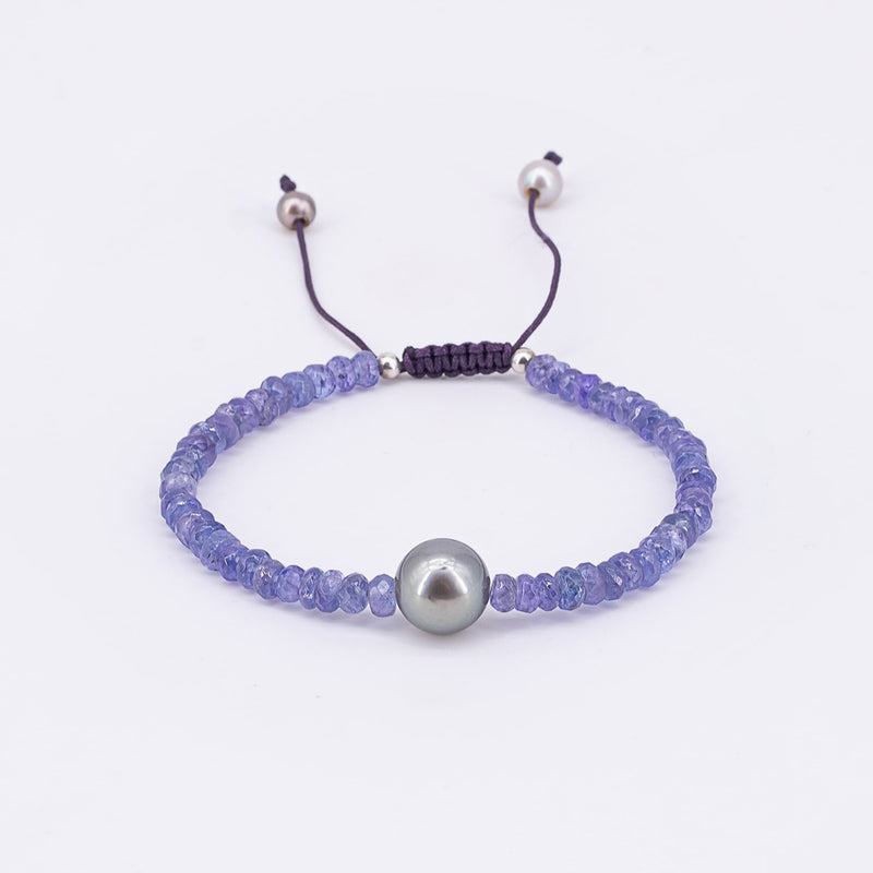 Purple River Pearl Bracelet